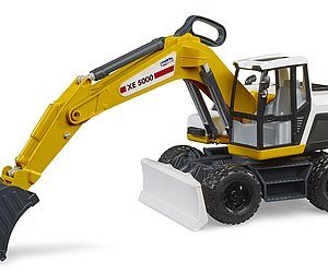EXCAVADORA MOVIL CON RUEDAS BRUDER 03413