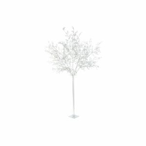Árbol de Navidad DKD Home Decor Blanco Plateado Metal Plástico 120 x 120 x 220 cm