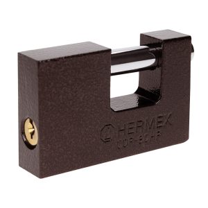 Candado antipalanca 80 mm cuerpo de hierro, Hermex COR-80HP 22517