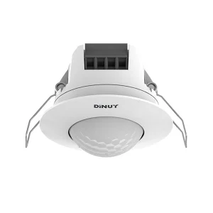 DETECTOR DE MOVIMIENTO 360º EMPOTRABLE TECHO 24Vcc/24V~ DM TEC 243 DINUY