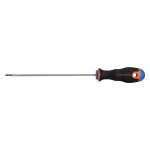 Desarmador de cruz 1/8″ x 6″ mango Comfort Grip, Truper DP-1/8X6B 14058