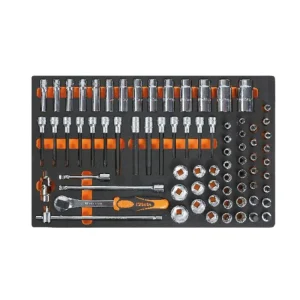 Juego de 75 llaves de caja 1/2″ M120