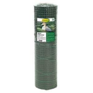 Malla Metálica Plastificada 13mm – 0,8mm / 1×25 m (Faura)