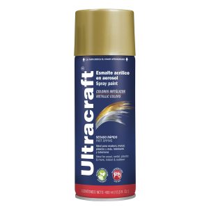 ESMALTE ACRÍLICO EN AEROSOL, ORO METÁLICO, ULTRA TRUPER PA-OR-U 40028
