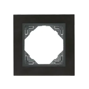 MARCO SIMPLE MECANISMO EFAPEL 90910 TQS NIQUEL/GRIS