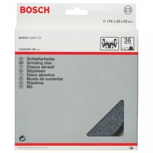 Piedra Grano 36 -GSM 175- para esmeril de banco BOSCH 2608.600.109-000