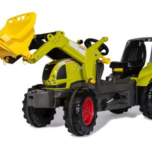 CLAAS ARION 640 CON PALA ROLLY FARMTRAC PREMIUM II TRACTOR A PEDALES ROLLY TOYS 730100