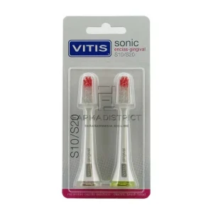 Vitis Sonic Recambio Cepillo Eléctrico S10/S20 Encías Gingival