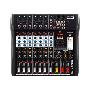 Proel Pro IS 2MIX8PROUS Mezcladora analoga Bluetooth 8 canales