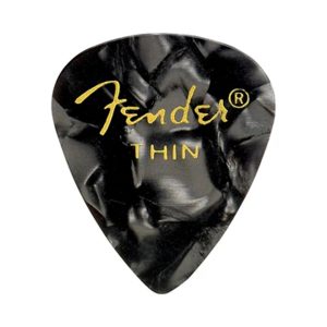 Fender MOD1980351743 Pick 351 Premium Cld Thin Negro 12U