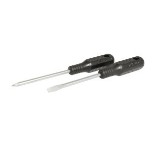 Juego de destornilladores con mango negro combinados, 2 piezas Foy FGD02