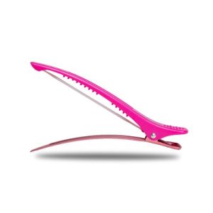 Pinzas De Silicona Rosa Para Cabello, 4 Unidades
