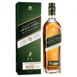 WHISKY JOHNNIE WALKER 15 AÑOS ISLAND GREEN LABEL – 70 CL